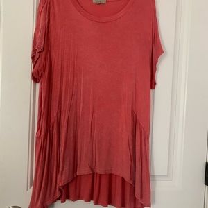 Wonderly pink womens tunics